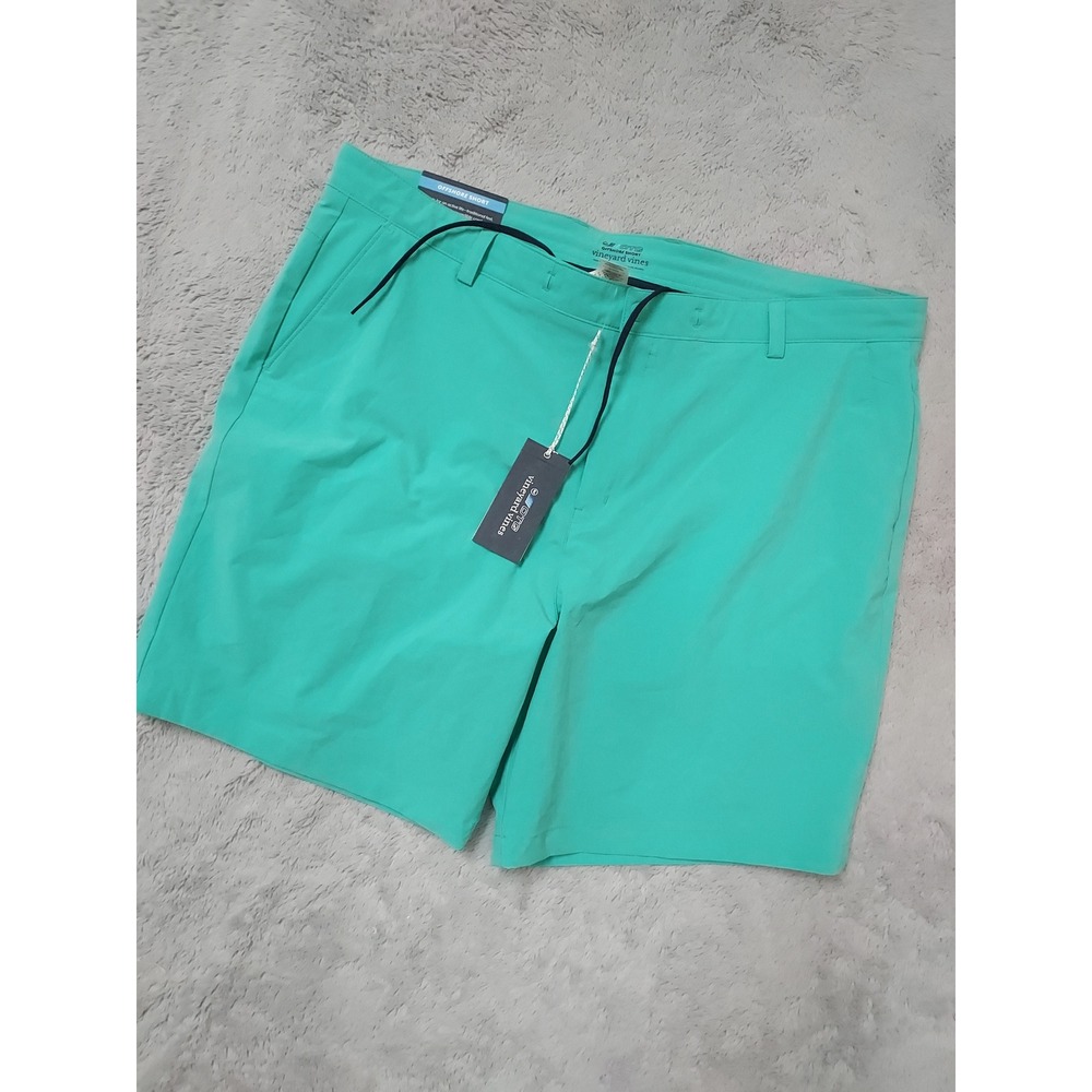 NEW Vineyard Vines Shorts Mens 40 OTG On the Go Offshore Performance Green Prep